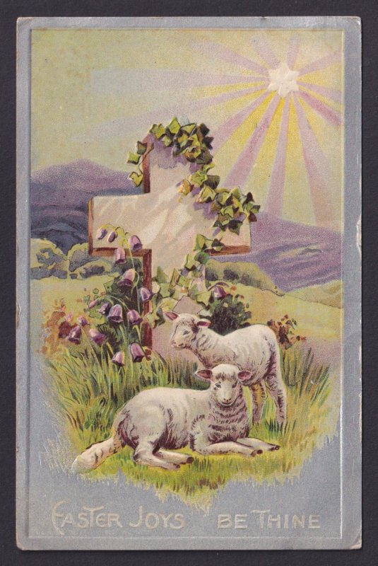 UNITED STATES, Postcard, Happy Easter 1909