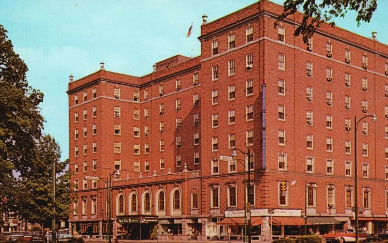 Vintage Postcard Mark Twain Hotel Gateway Scenic Finger Lakes Elmira New York