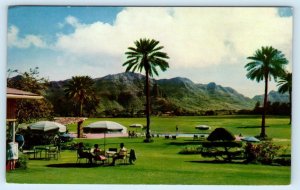 LIHUE, Hawaii ~ Roadside Lanai at KAUAI of HAWAII- Golf Course c1950s  Postcard