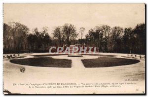 Old Postcard Glade De L & # 39Armistice Vue Generale Forest of Compiegne Army