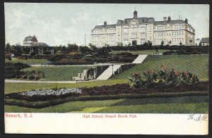 Branch Brook Park High School Newark New Jersey Unused c1905