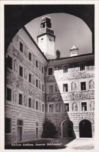 Austria Innsbruck Schloss Ambras innerer Schlosshof Real Photo