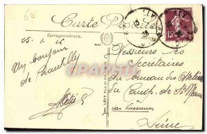 Postcard Old Foret de Chantilly Avenue Eagles