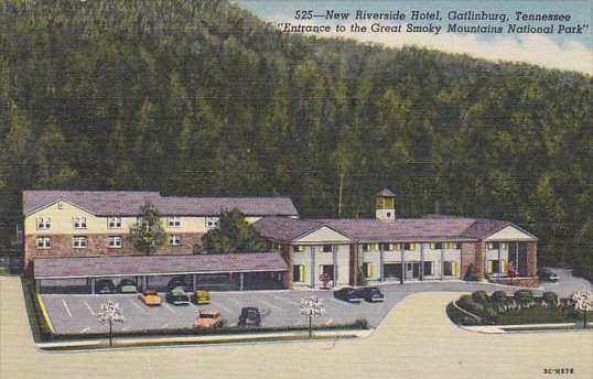 Tennessee Gatlinburg New Riverside Hotel Curteich