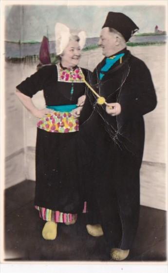 Netherlands Volendam Locals In Typical Costume Photo