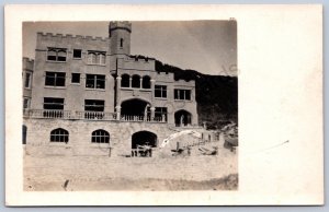 K39/ La Crescenta Montrose California Postcard RPPC c10 Wallace Castle 65