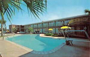 Florence South Carolina Hornes Motor Lodge Pool View Vintage Postcard K51446