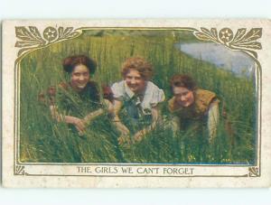 Pre-Linen Slight Risque Interest PRETTY GIRLS WE CAN'T FORGET AB8285