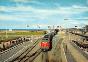 US4147 Germany Insel Fehmarn Fahrbahnhof Puttgarden Fehmarn Kai train