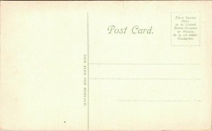 Commercial Club Brockton Mass Unposted Vintage Linen Postcard 