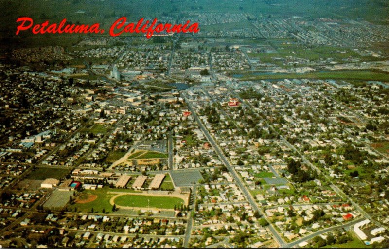 California Petaluma Aerial View