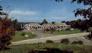Bluffs Coffee Shop - Blue Ridge Parkway, North Carolina NC Postcard