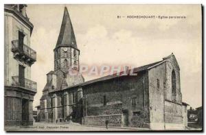 Postcard Rochechouart Old Parish Church