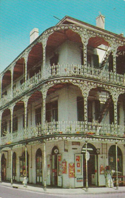 Louisiana New Orleans Lace Balconies 700 Royal Street