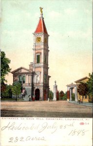 Louisville, KY Kentucky  CAVE HILL CEMETERY ENTRANCE  ca1910's Vintage Postcard