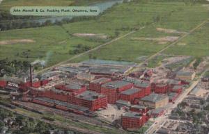 Iowa Ottumwa John Morrel & Company Packing Plant Aerial View