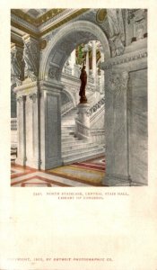 Washington D C Library Of Congress Central Stair Hall North Staircase Detroit...