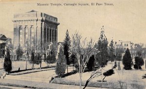 Masonic Temple Carnegie Sqauare - El Paso, Texas TX  