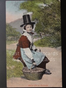 c1906 Welsh Girl in Costume