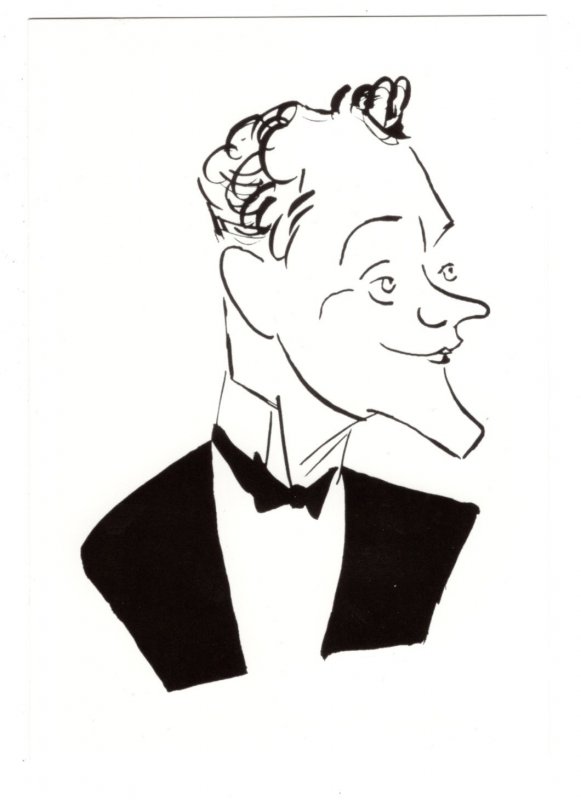 Large 5 X 7 Jack Lemmon, Caricature, 1959