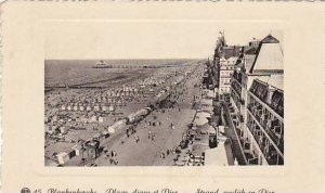 Belgium Blankenberge Plage digue et Pier 1932