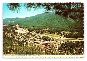 Mullan Idaho Along Interstate 90 Below Lookout Pass Continental View Postcard