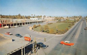 Chandler Arizona Business District Coke Sign Vintage Postcard AA18146