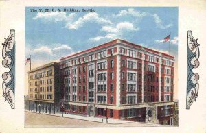 YMCA Building Seattle Washington 1910s postcard