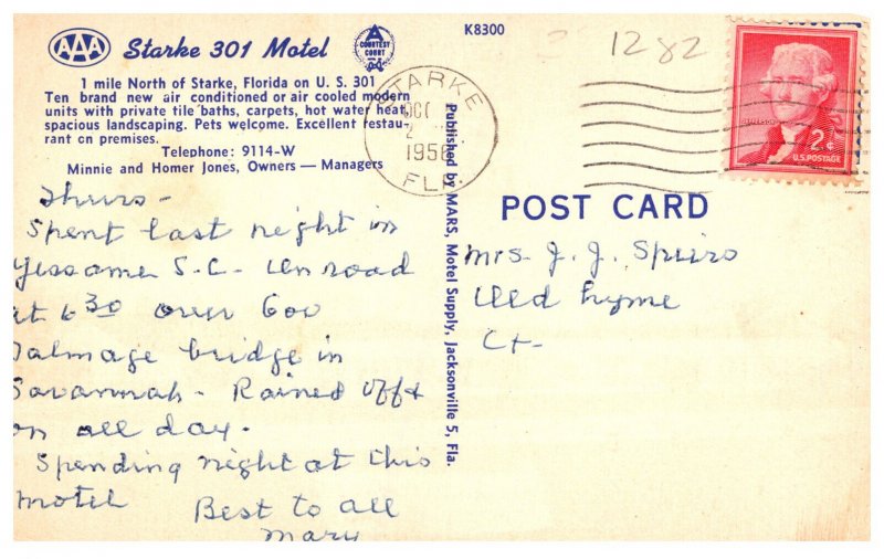 Florida   Starke 301 Motel