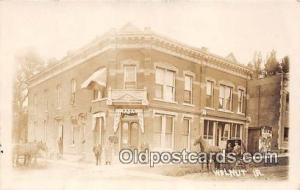 Real Photo German Bank Walnut, Iowa, USA Postcard Post Card Walnut, Iowa, USA...