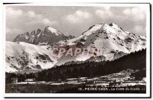 Old Postcard Peira Cava La Cime du Diable