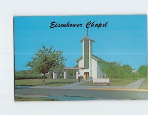 Postcard Eisenhower Chapel, Abilene, Kansas