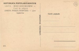 Postcard Romania Lacul Rosu Gheorgheni casa de adapost