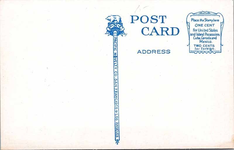 Postcard SHOPS SCENE San Jose California CA AK7635