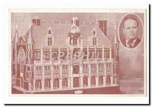 Old Postcard The castle of dreams executed by a sour dmuet