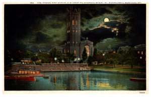 Virginia   Norfolk hague ,Christ Episcopal Church Ghent by Moonlight