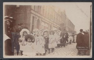 Lancashire Postcard-Church Parade, Stamford Road, Upper Mossley SW2313
