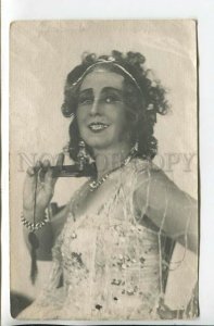 462611 RUSSIA 1932 year Olga Shchigoleva OPERETTA BELLY DANCER PHOTO AUTOGRAPH
