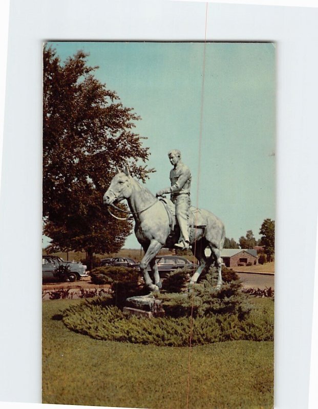 Postcard Riding Into The Sunset At The Will Rogers Memorial Claremore OK USA