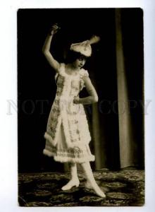 175716 NEMCHINOVA Russian BALLET Dancer Vintage photo PC