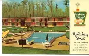 1960s Holiday Inn OCALA FL unused postcard