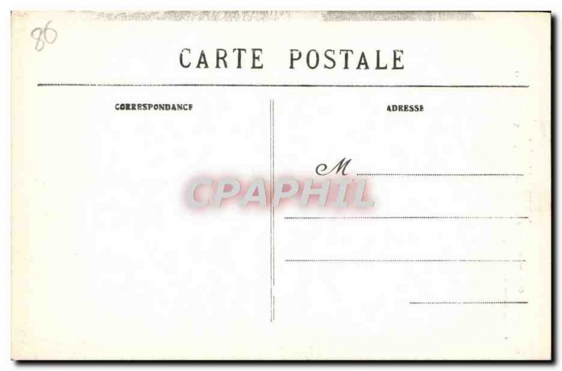 Old Postcard Poitiers Hotel Renaissance Street Lebascle