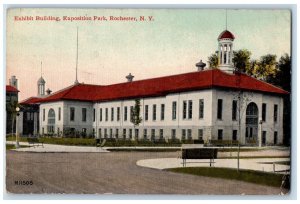 c1912 Exhibit Building Exposition Park Rochester New York NY Antique Postcard