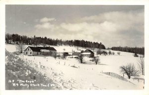 RPPC The Cape MOLLY STARK TRAIL Vermont c1950s Real Photo Vintage Postcard