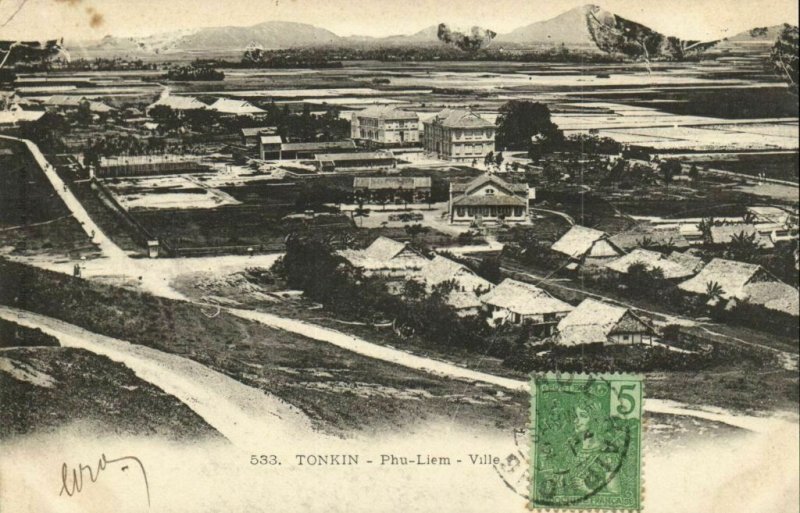 CPA AK VIETNAM Tonkin - Phu-Liem - Ville (86020)