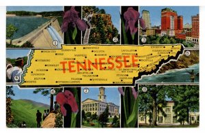 TN - Tennessee Map