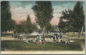 COLLEGE POINT NY PUBLIC PARK ANTIQUE POSTCARD