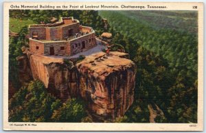 M-72210 Ochs Memorial Building on the Point of Lookout Mountain Chattanooga T...