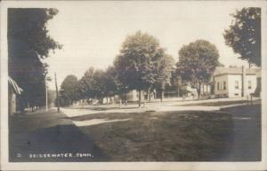 Bridgewater CT Street View c1910 Real Photo Postcard