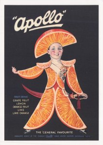 Orange Fruit The Citrus Apollo Theatre Boy Poster Advertising Postcard